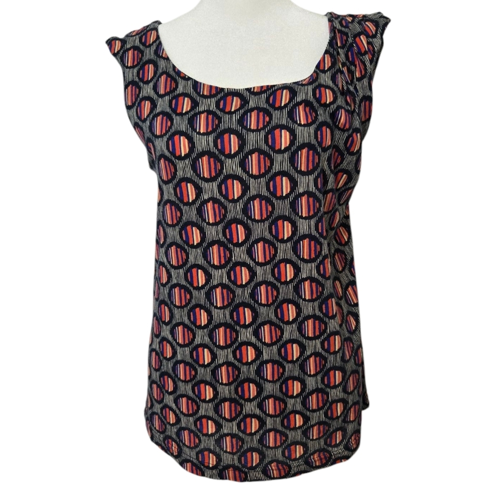 Marc by Marc Jacobs Printed Multicolor Sleeveless Top Size S